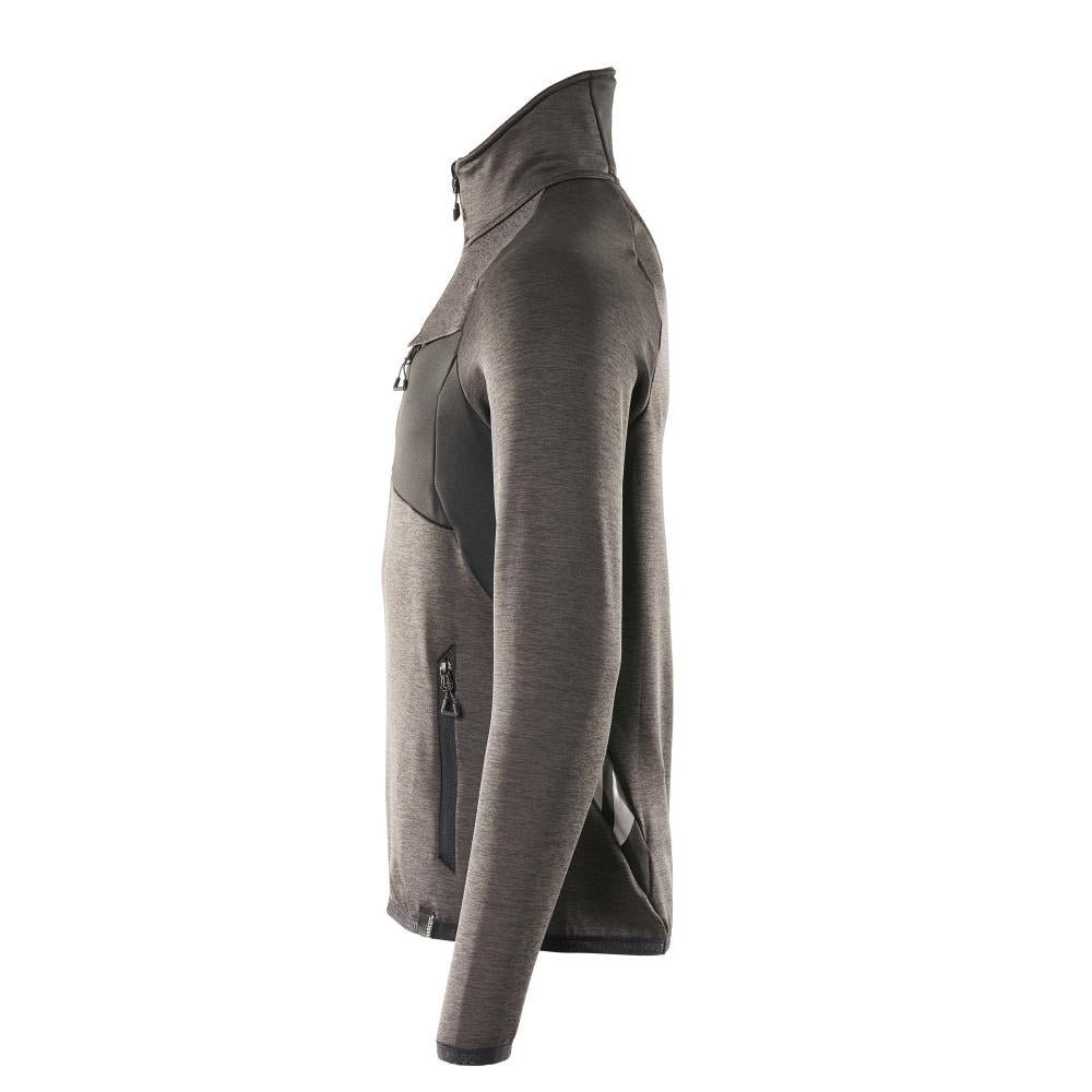 Pull polaire avec veste courte zippée en micropolaire