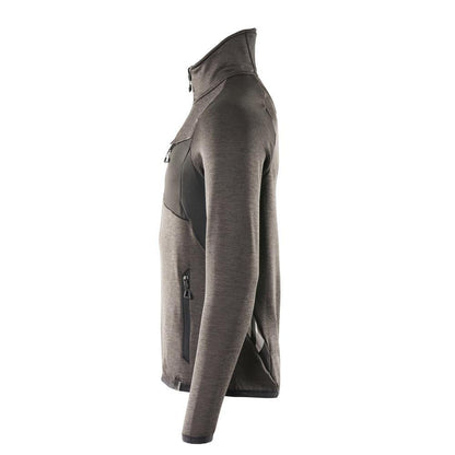 Pull polaire avec veste courte zippée en micropolaire