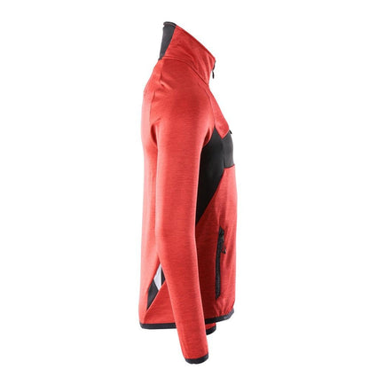 Pull polaire avec veste courte zippée en micropolaire