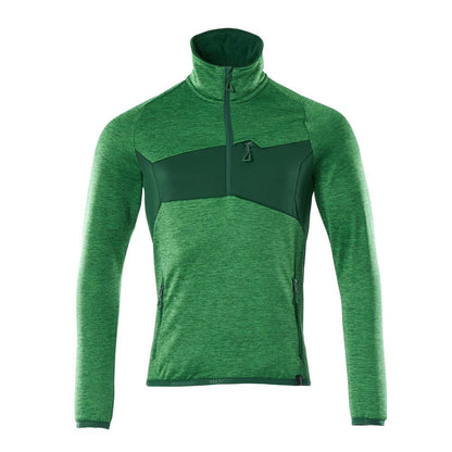 Pull polaire avec veste courte zippée en micropolaire
