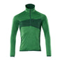 Pull polaire avec veste courte zippée en micropolaire
