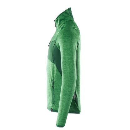 Pull polaire avec veste courte zippée en micropolaire