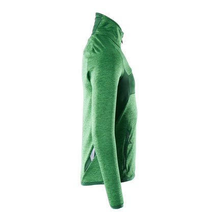 Pull polaire avec veste courte zippée en micropolaire