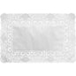 Le papier dentelle Duni GmbH 25x35 cm, blanc, a un centre simple et un bord dentelé orné - idéal pour des décorations élégantes. Vendu en paquet de 250 napperons en papier de haute qualité.