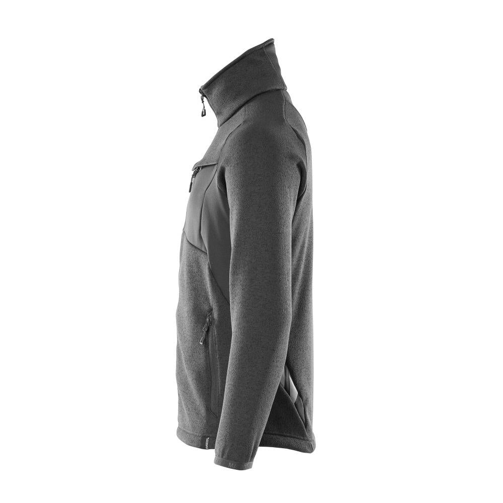 Pull tricoté avec cardigan zippé