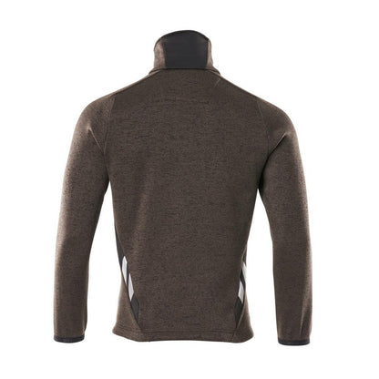 Pull tricoté avec cardigan zippé