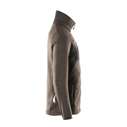 Pull tricoté avec cardigan zippé