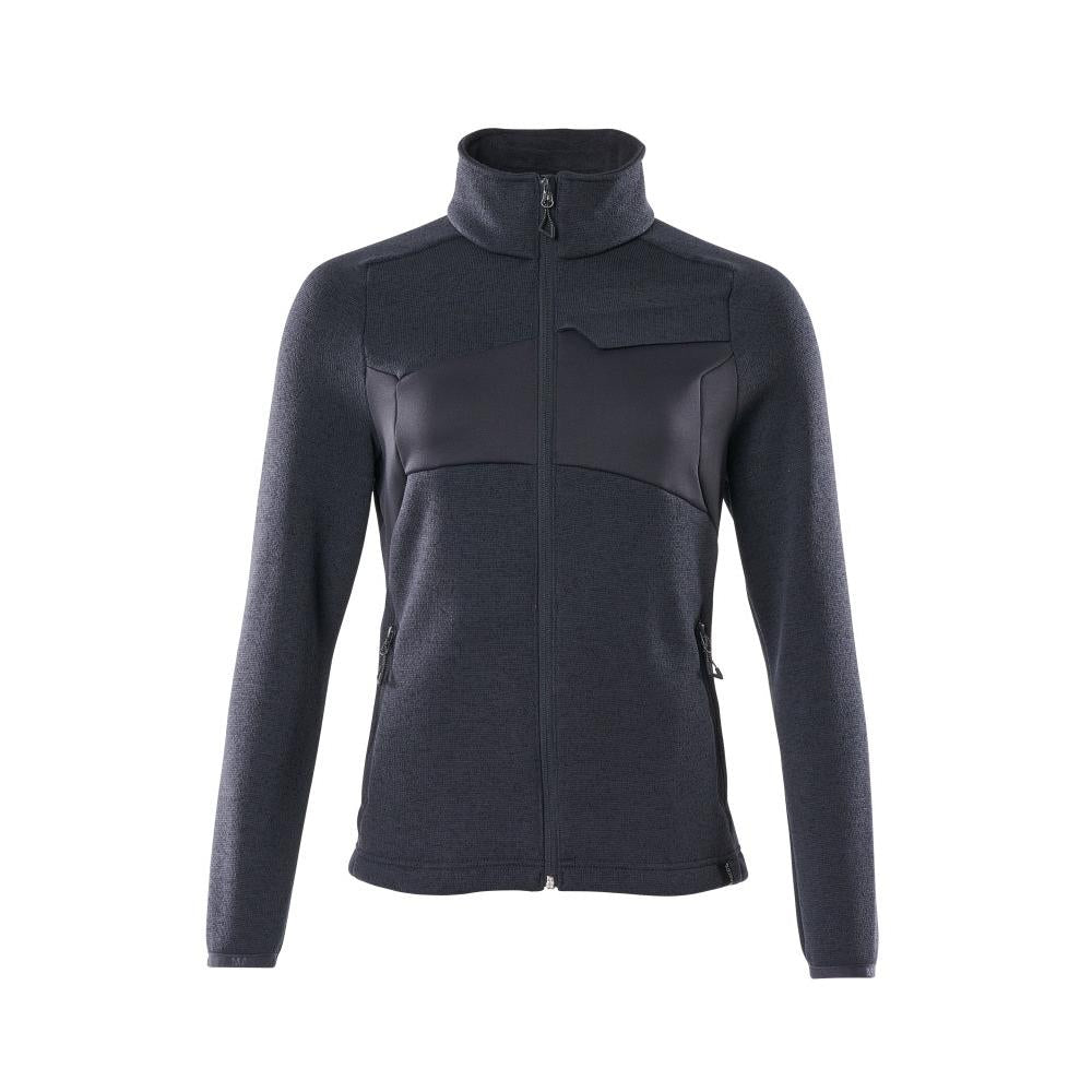 Pull tricoté avec fermeture éclair, cardigan femme