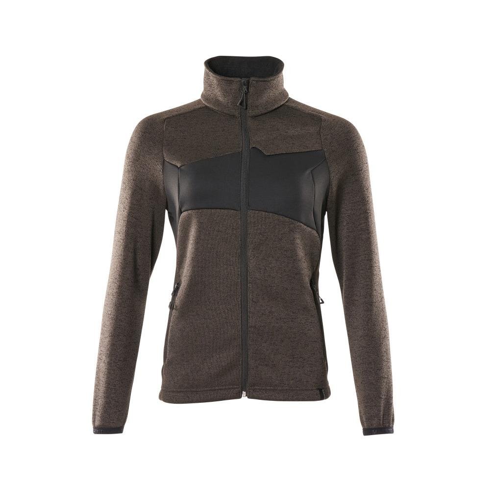 Pull tricoté avec fermeture éclair, cardigan femme