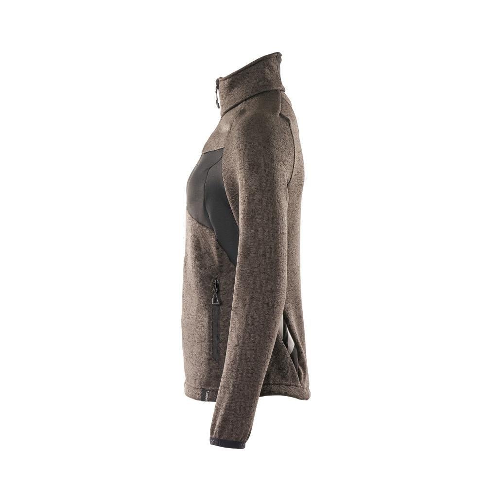 Pull tricoté avec fermeture éclair, cardigan femme