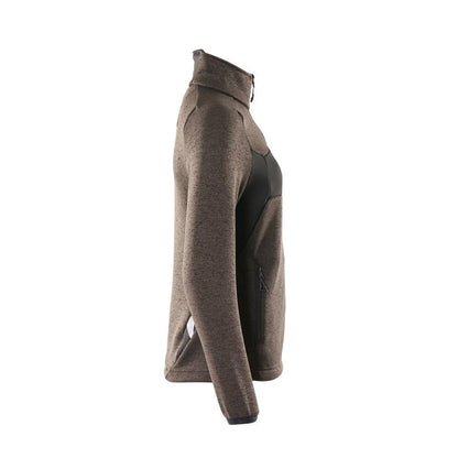 Pull tricoté avec fermeture éclair, cardigan femme