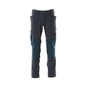 Pantalon, poches genoux, pantalon ULTIMATE STRETCH, noir-bleu