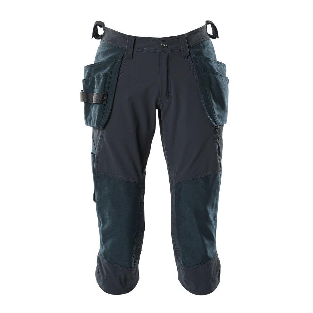 Pantalon trois-quarts, poches suspendues, pantalon trois-quarts artisan stretch