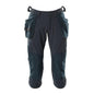 Pantalon trois-quarts, poches suspendues, pantalon trois-quarts artisan stretch