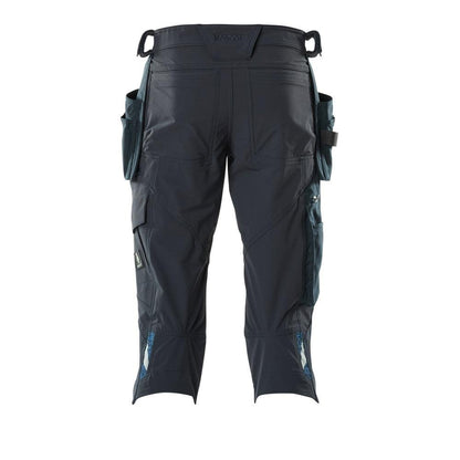 Pantalon trois-quarts, poches suspendues, pantalon trois-quarts artisan stretch