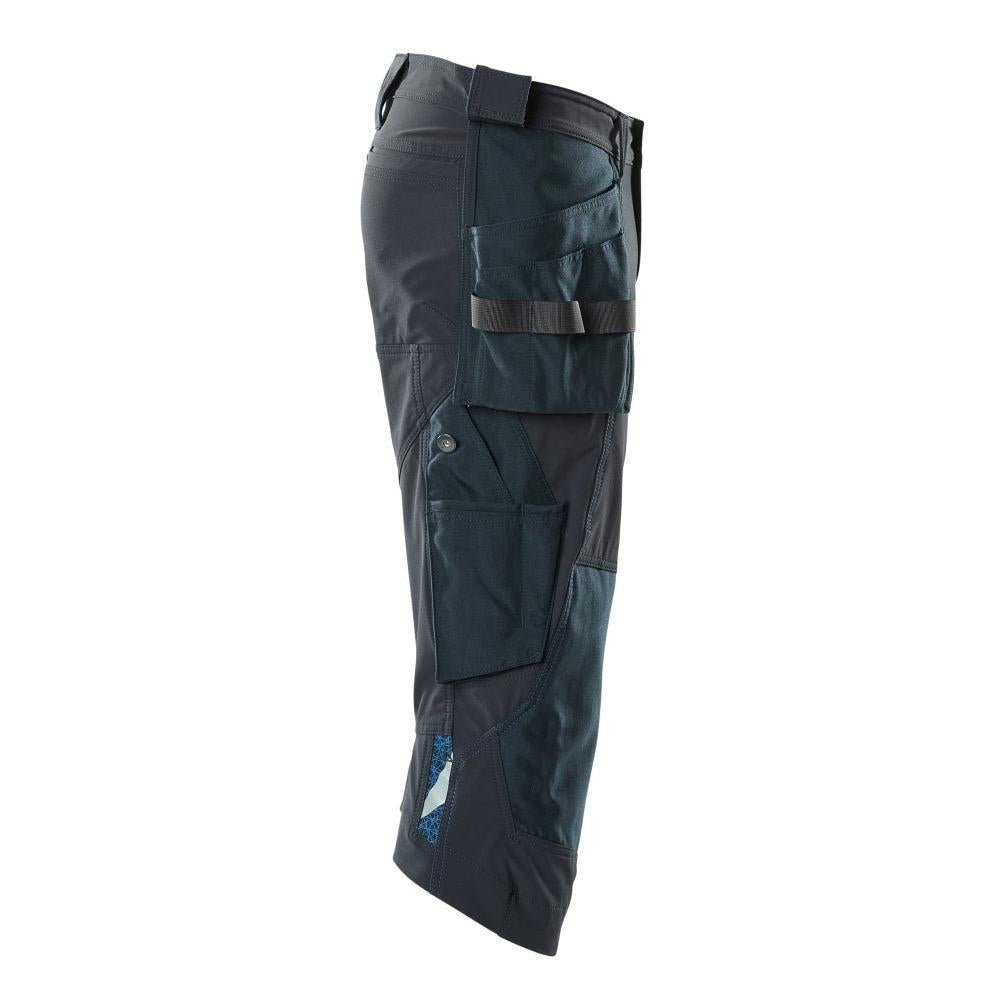 Pantalon trois-quarts, poches suspendues, pantalon trois-quarts artisan stretch
