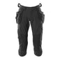 Pantalon trois-quarts, poches suspendues, pantalon trois-quarts artisan stretch
