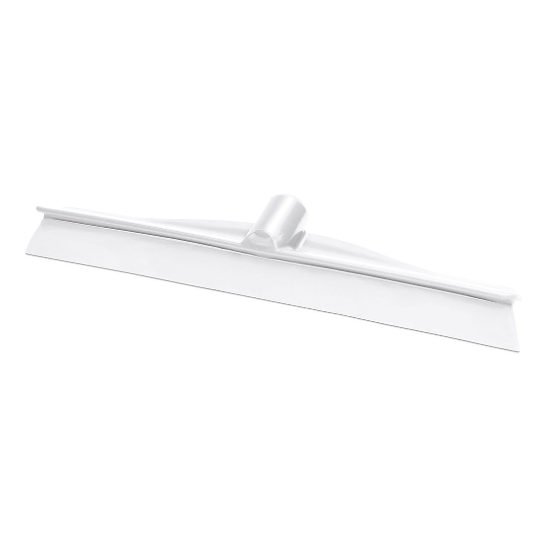 Le Nölle Profi Brush HACCP Raclette à eau Monobloc, 40 cm, de Nölle Profi Brush Bürsten- & Pinseltechnik e.K., dispose d'une lame plate blanche et d'un support central pour manche - idéal pour le nettoyage hygiénique dans le domaine professionnel. Illustré sur un fond blanc uni.
