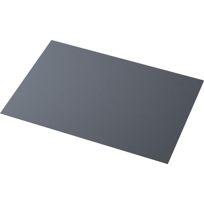 Un set de table Evolin plat et rectangulaire (30 x 43,5 cm) de la société Duni GmbH, de couleur grise, est présenté sur un fond blanc.