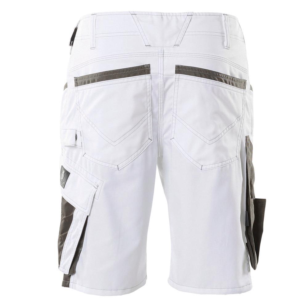 Short, short léger, blanc/anthracite foncé