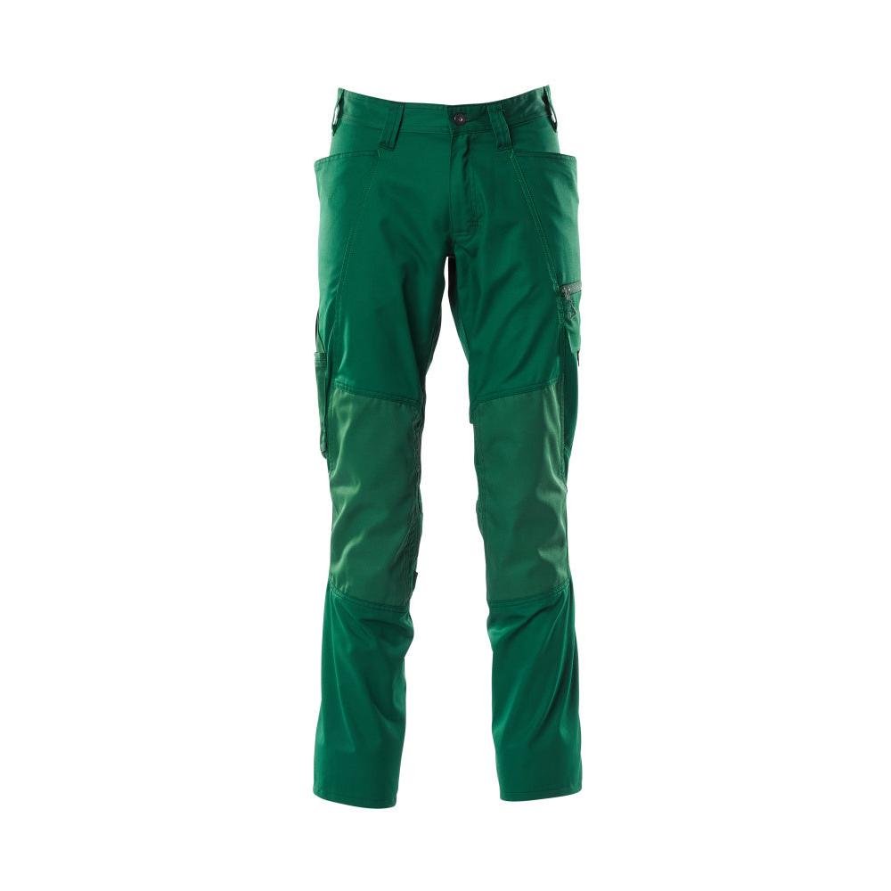 Pantalon avec poches genoux, pantalon extra léger, vert