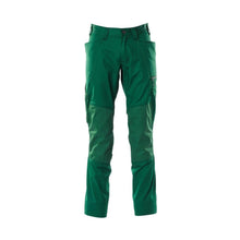 Pantalon avec poches genoux, pantalon extra léger, vert