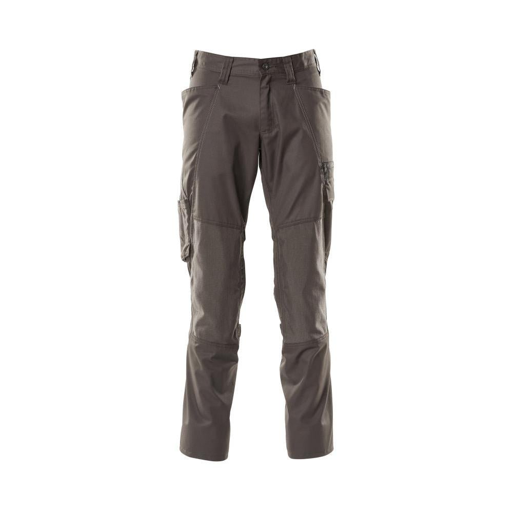 Pantalon avec poches genoux, pantalon extra léger, anthracite foncé