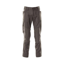 Pantalon avec poches genoux, pantalon extra léger, anthracite foncé