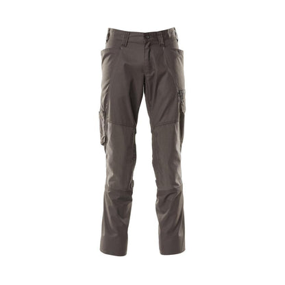 Pantalon avec poches genoux, pantalon extra léger, anthracite foncé