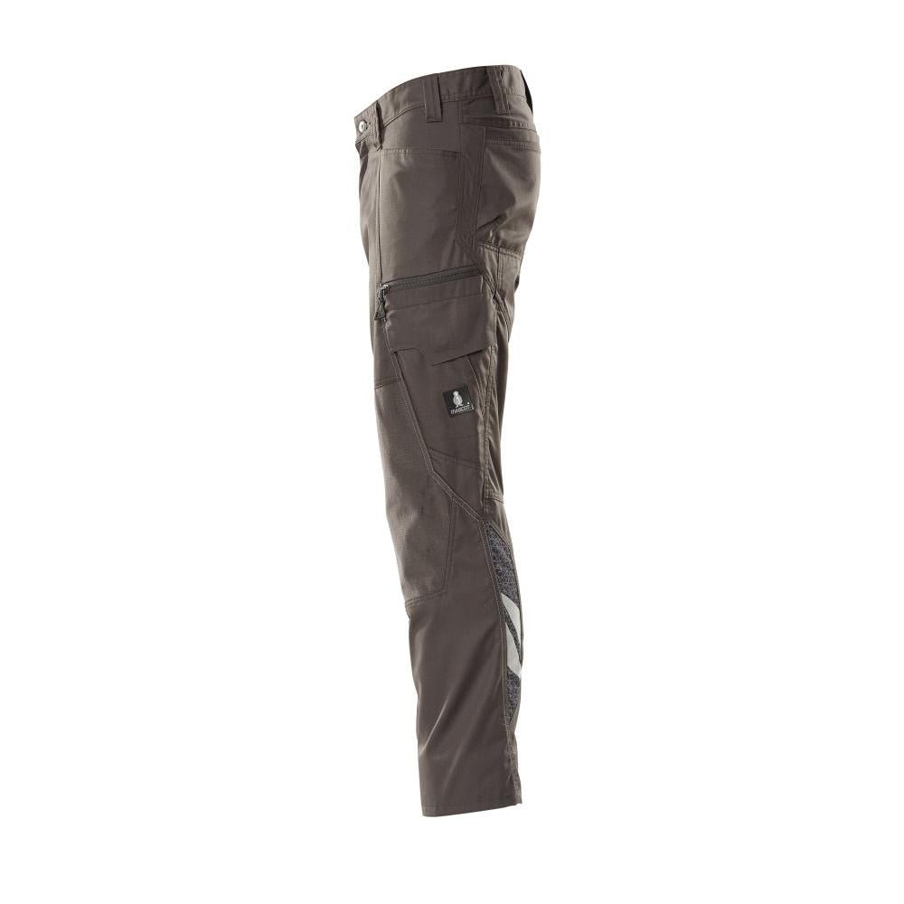 Pantalon avec poches genoux, pantalon extra léger, anthracite foncé