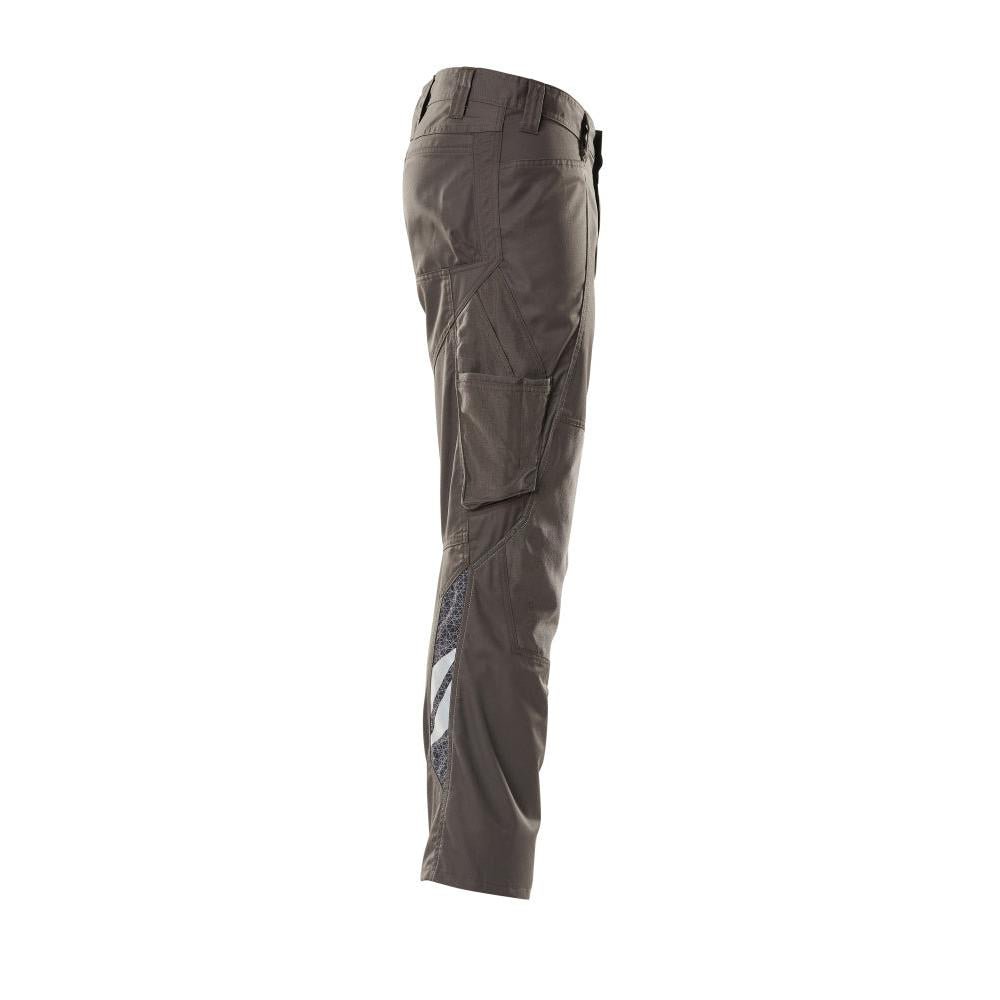 Pantalon avec poches genoux, pantalon extra léger, anthracite foncé