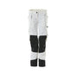 Pantalon avec poches genoux, femme, pantalon Pearl, blanc