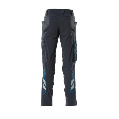 Pantalon, poches genoux, pantalon ULTIMATE STRETCH, noir-bleu