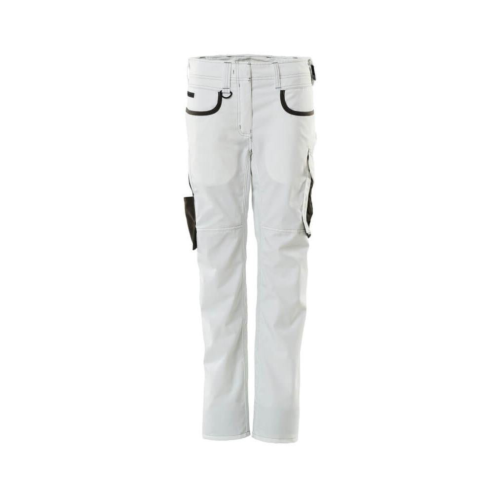 Pantalon, femme, perle, pantalon bicolore