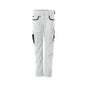 Pantalon, femme, perle, pantalon bicolore