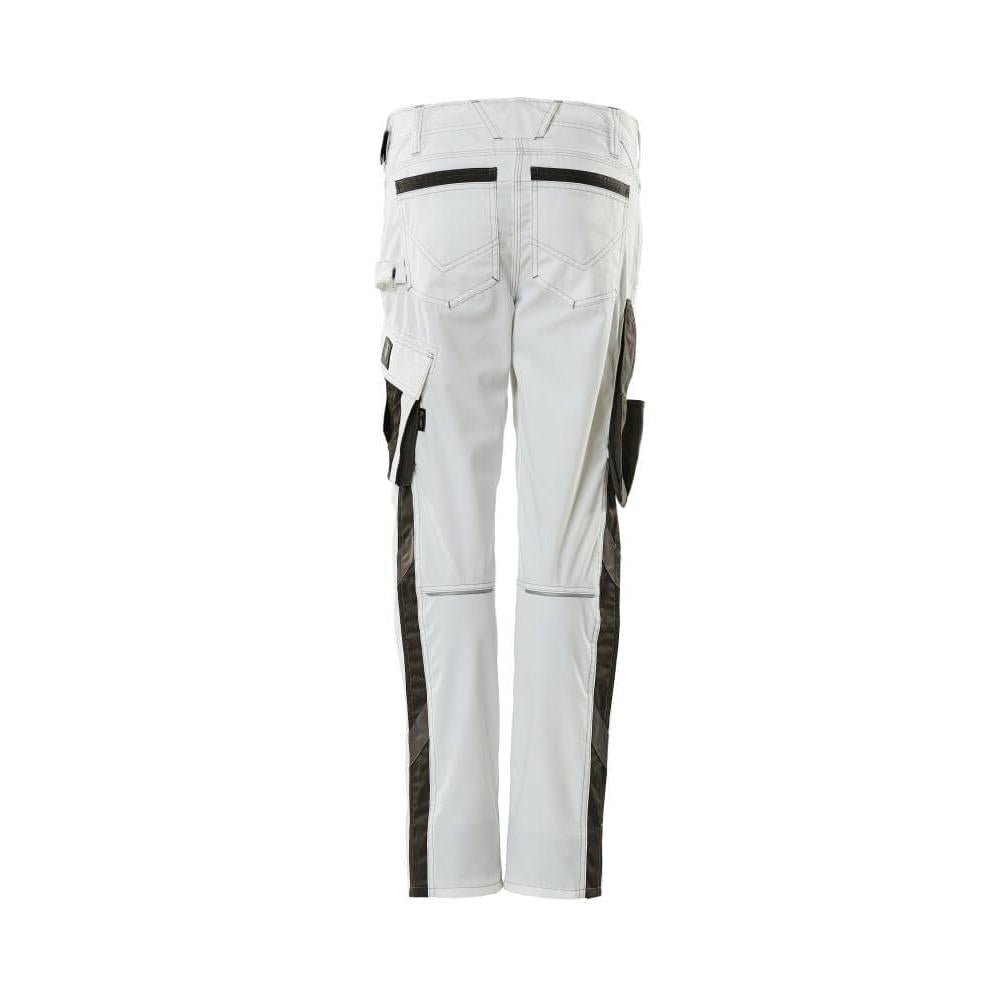 Pantalon, femme, perle, pantalon bicolore