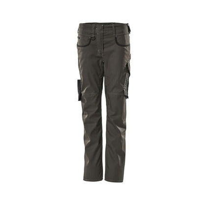 Pantalon, femme, perle, pantalon bicolore