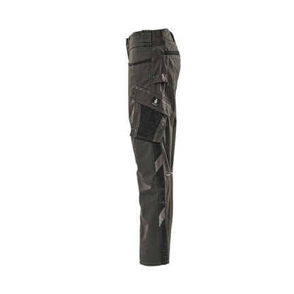 Pantalon, femme, perle, pantalon bicolore