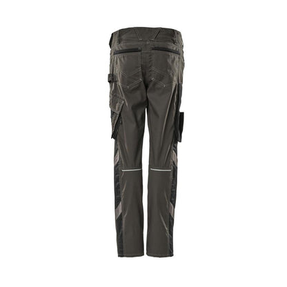 Pantalon, femme, perle, pantalon bicolore
