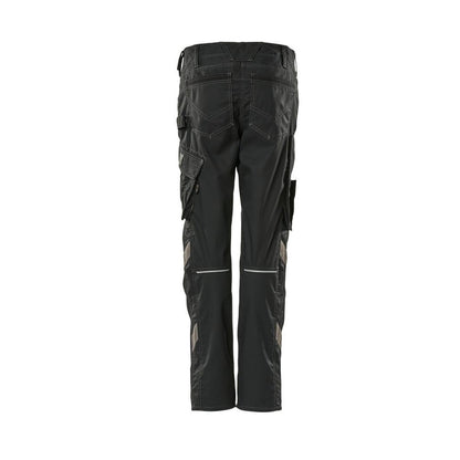 Pantalon, femme, perle, pantalon uni