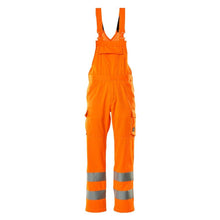 Salopette, salopette unie, orange haute visibilité