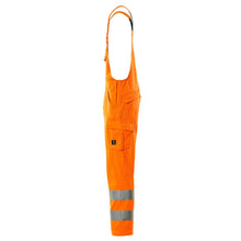 Salopette, salopette unie, orange haute visibilité