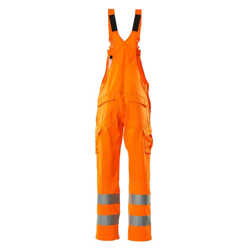 Salopette, salopette unie, orange haute visibilité