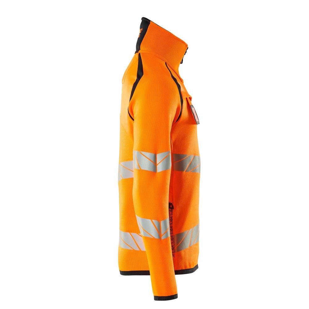 Pull en maille avec zip court