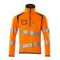 Pull en maille avec zip court