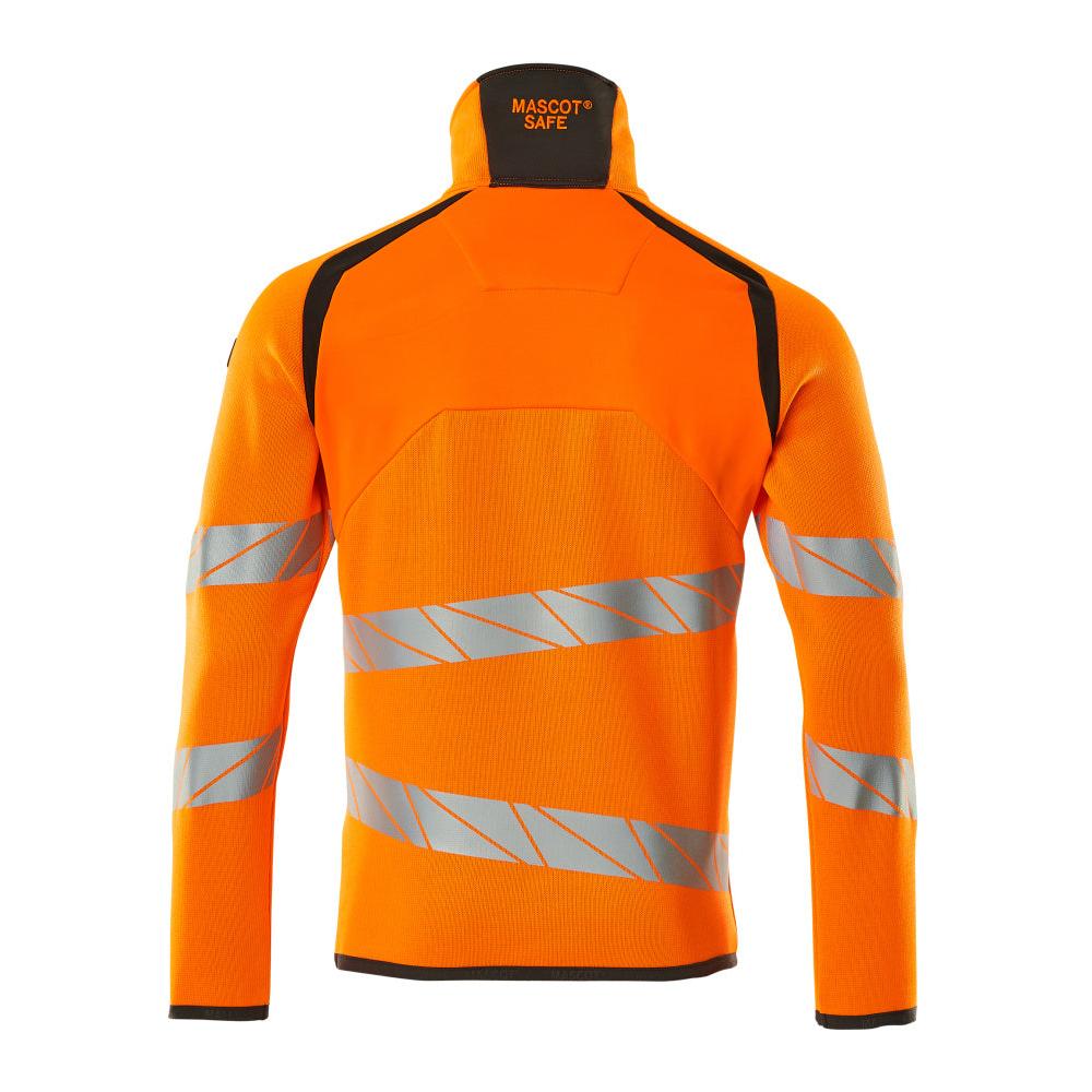 Pull en maille avec zip court