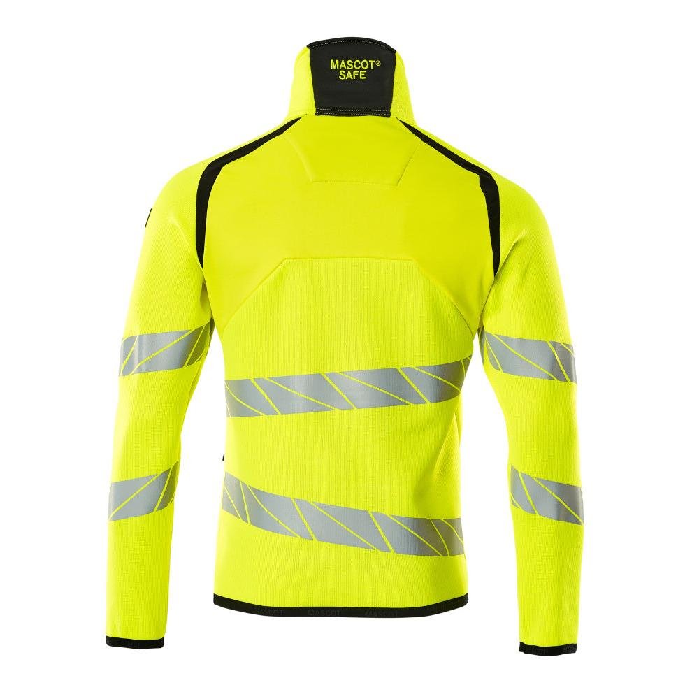 Pull en maille avec zip court