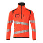 Pull en maille avec zip court