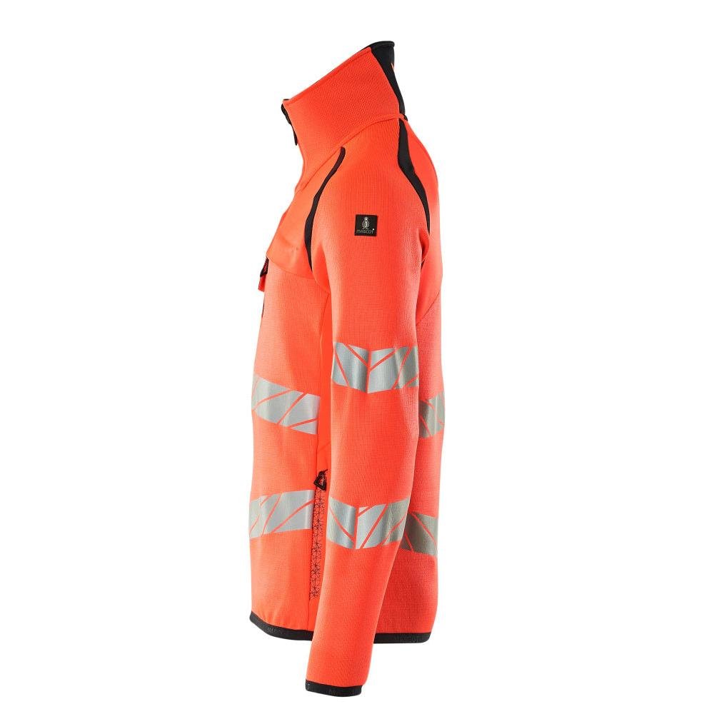 Pull en maille avec zip court