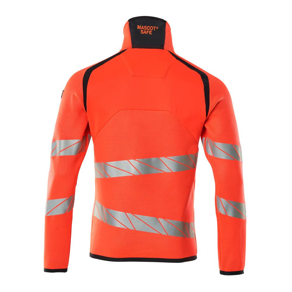 Pull en maille avec zip court